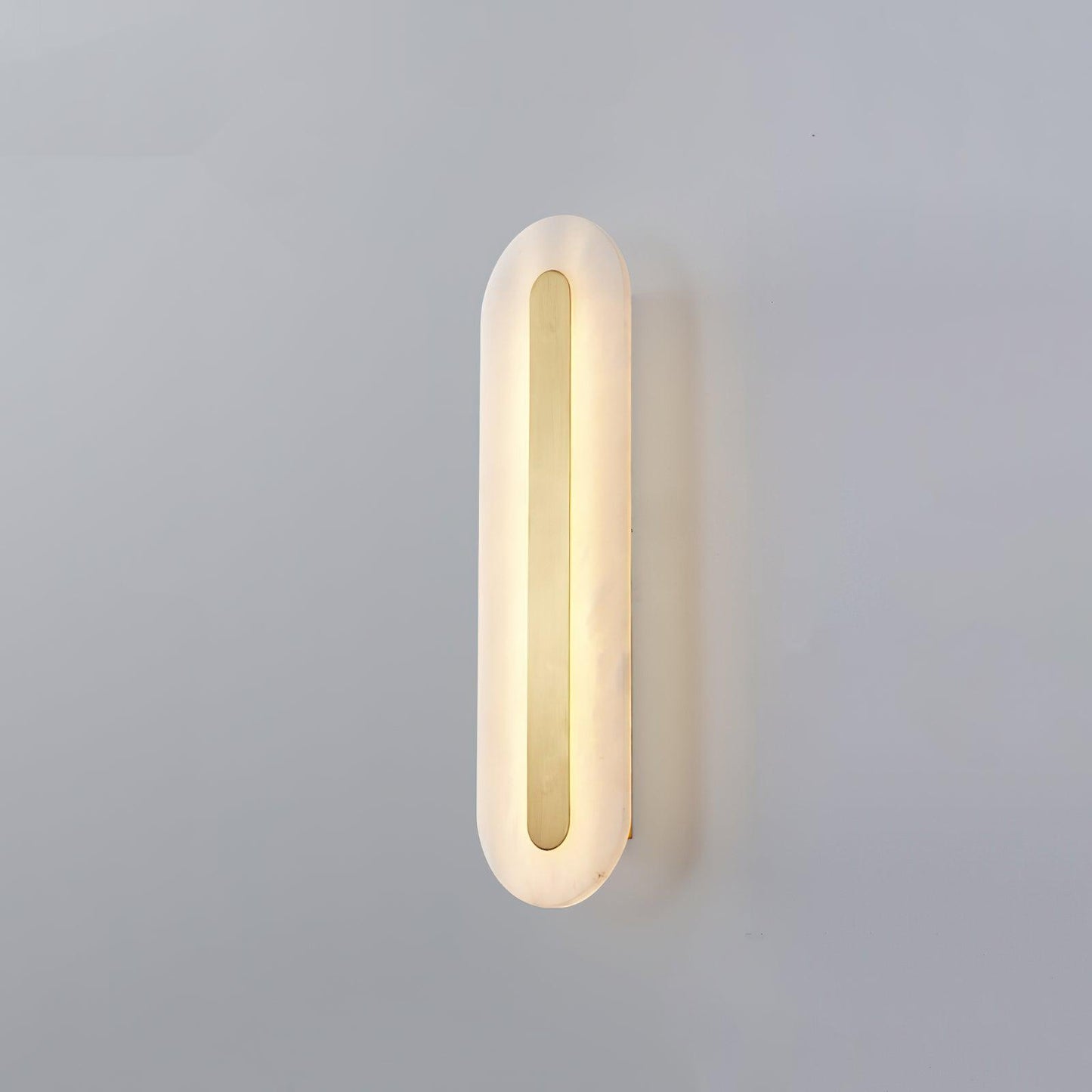 Corinthia | Albast cilindrische doorschijnende stenen wandlamp