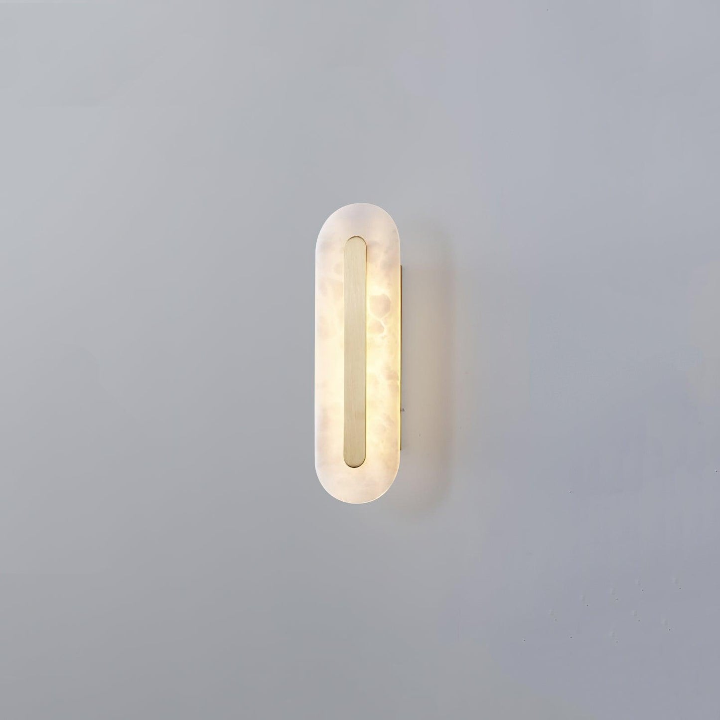 Corinthia | Albast cilindrische doorschijnende stenen wandlamp