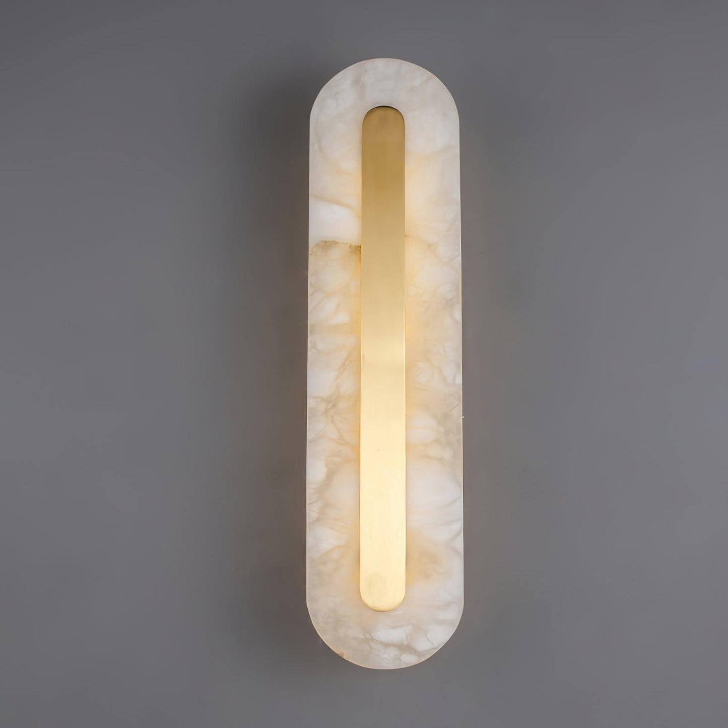Corinthia | Albast cilindrische doorschijnende stenen wandlamp