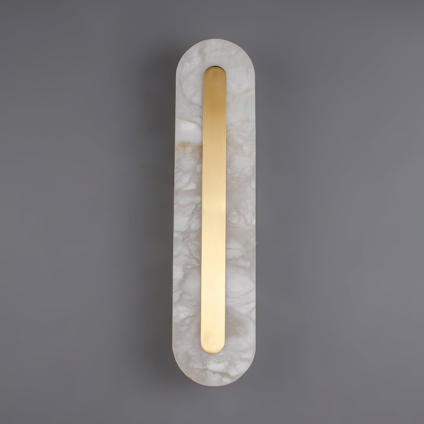 Corinthia | Albast cilindrische doorschijnende stenen wandlamp