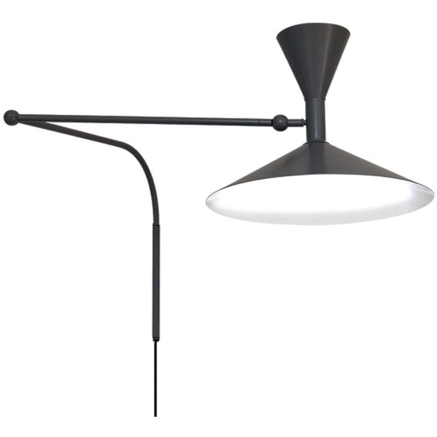 Elvinda | Sculpturale Verstelbare Aluminium Draaibare Wandlamp