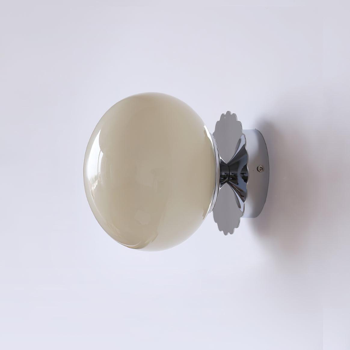 Galdromic | Sculpturale Matglazen Bol Wandlamp