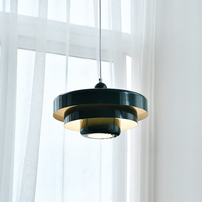 Retrova | Mid-Century Moderne Laaggedraaide IJzeren Hanglamp