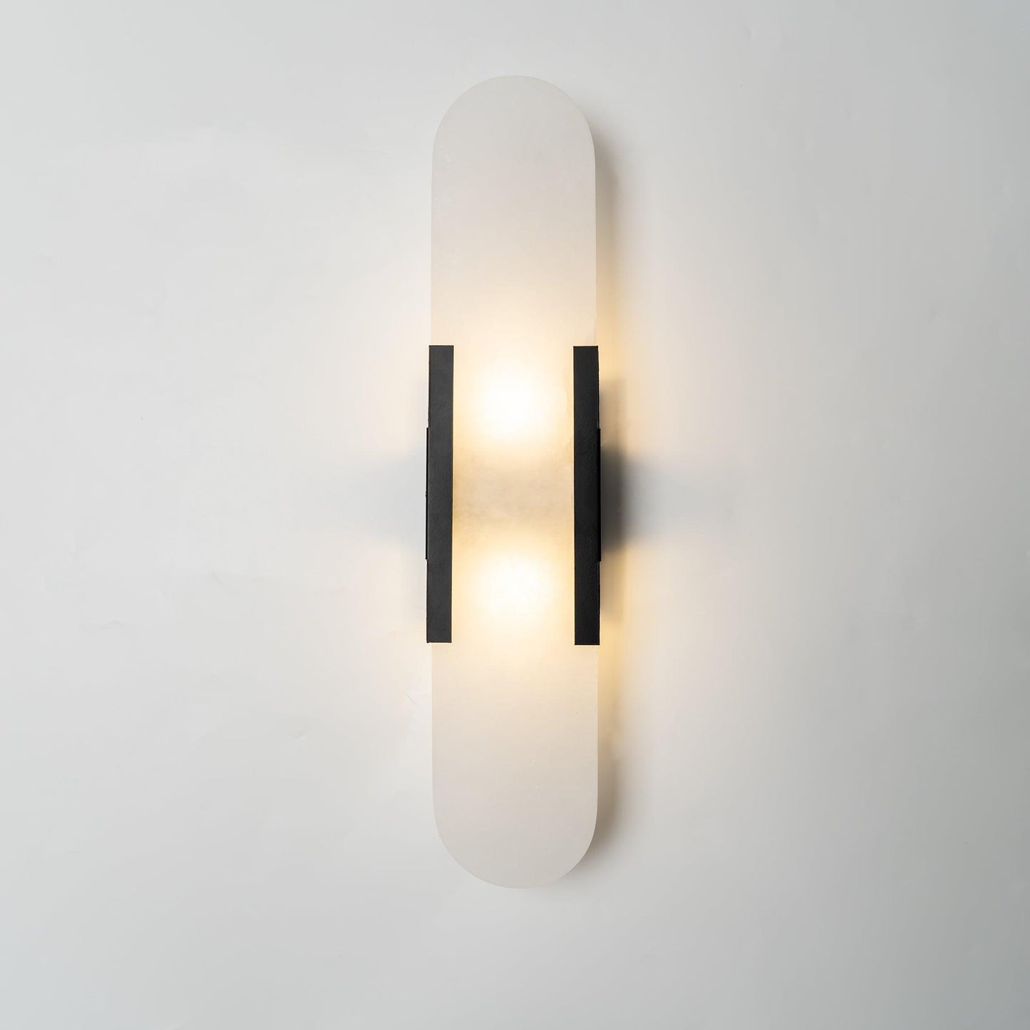 Ivalis | Moderne Verlengde Alabaster Steen Wandlamp