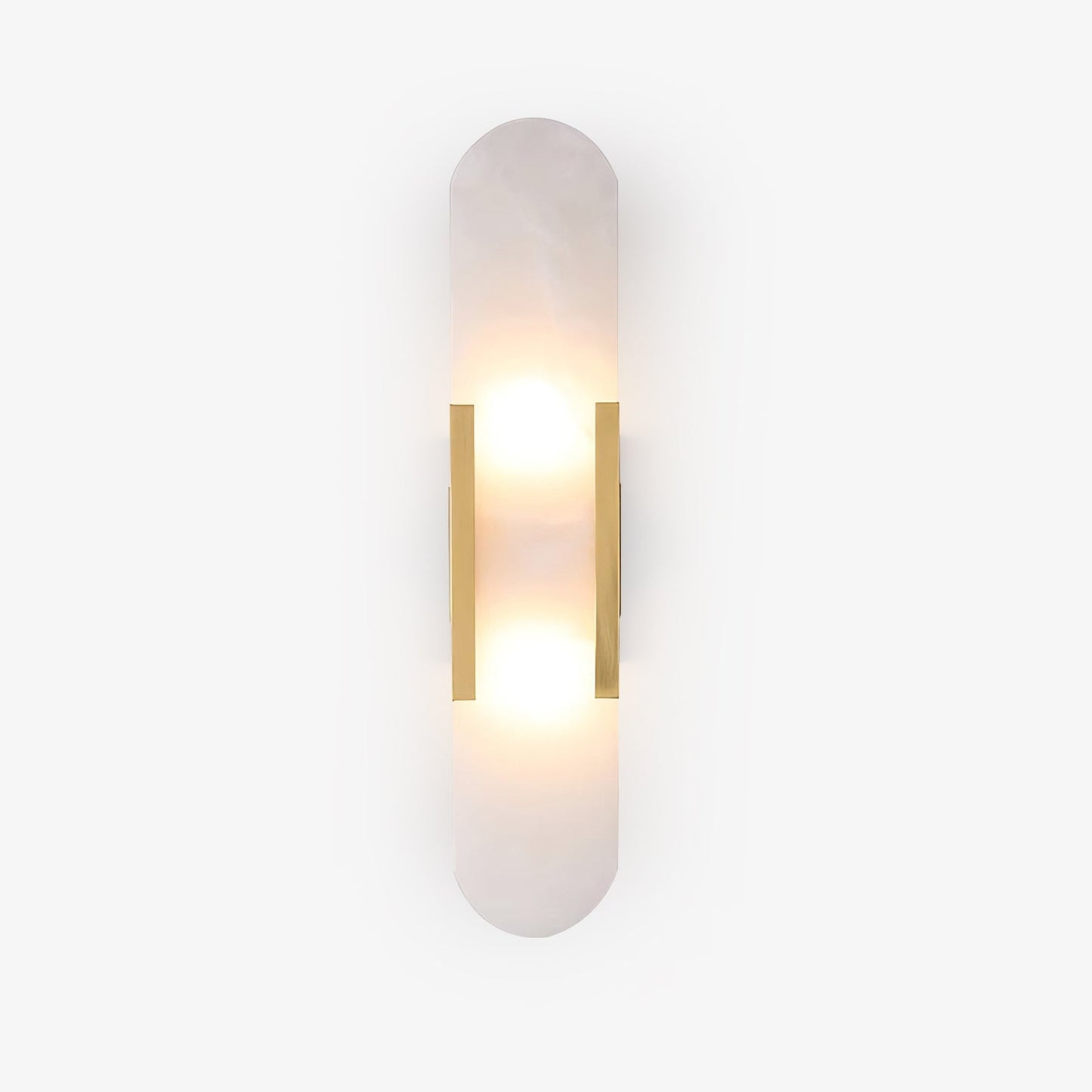 Ivalis | Moderne Verlengde Alabaster Steen Wandlamp