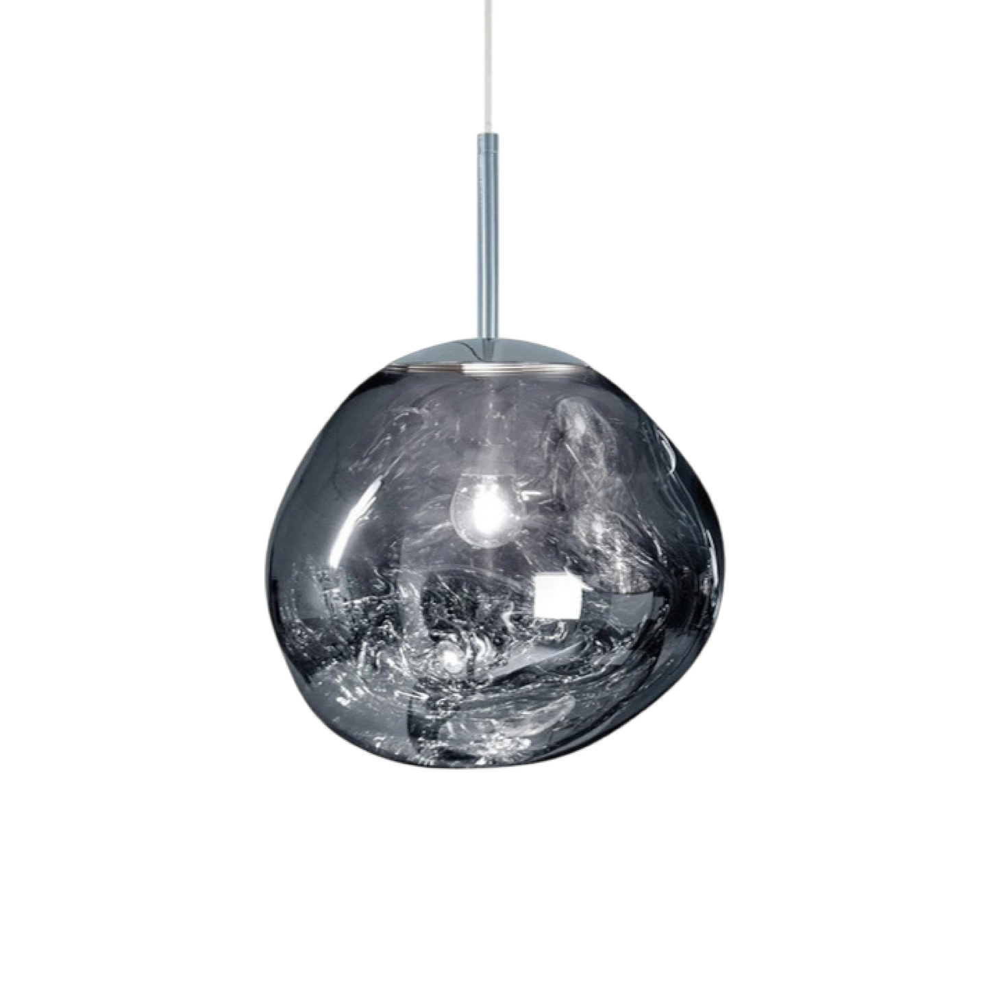 Fusio | Hedendaagse Abstracte Gesmolten Globe Hanglamp