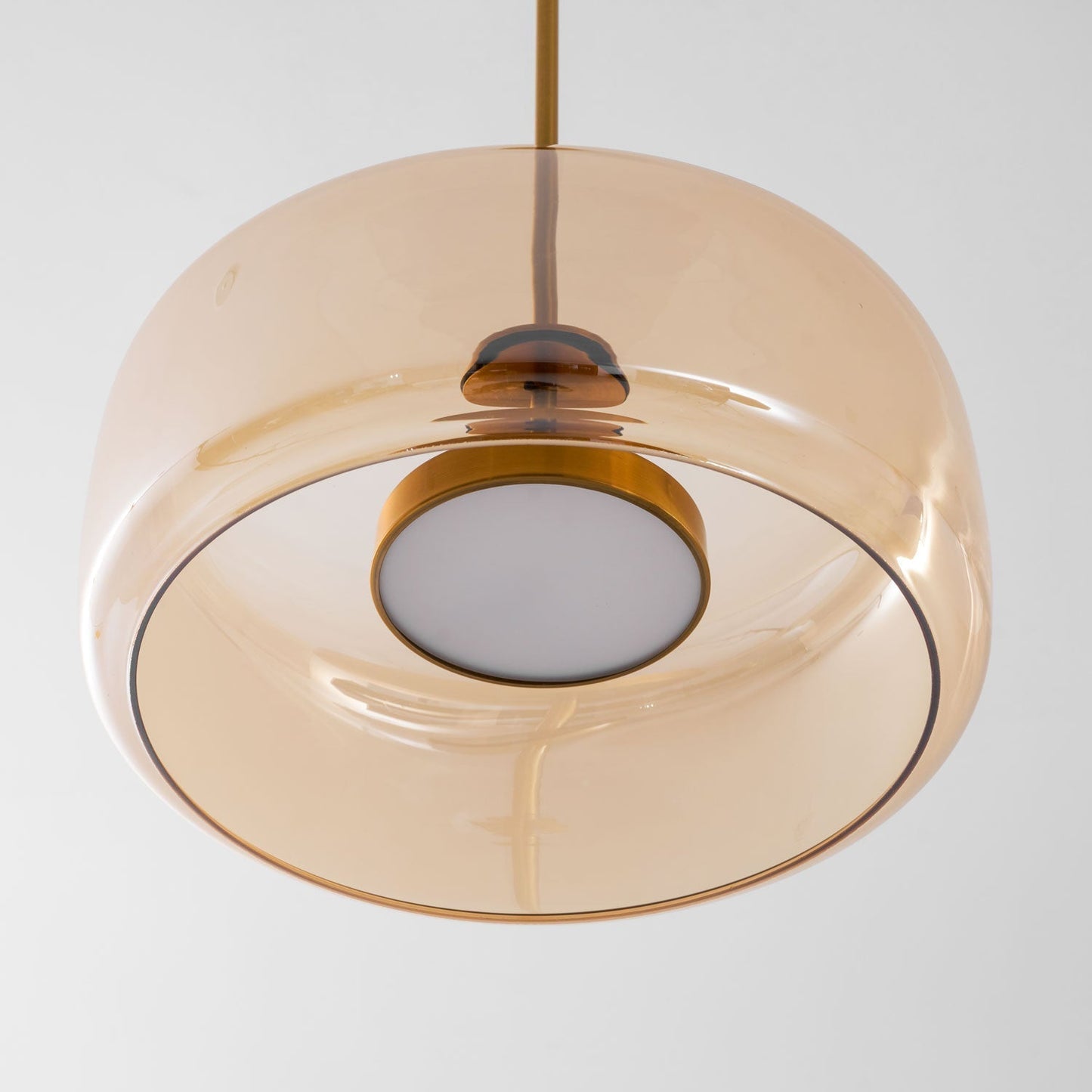 Orionth | Geometrische Sculpturale Handgeblazen Glazen Bol Hanglamp