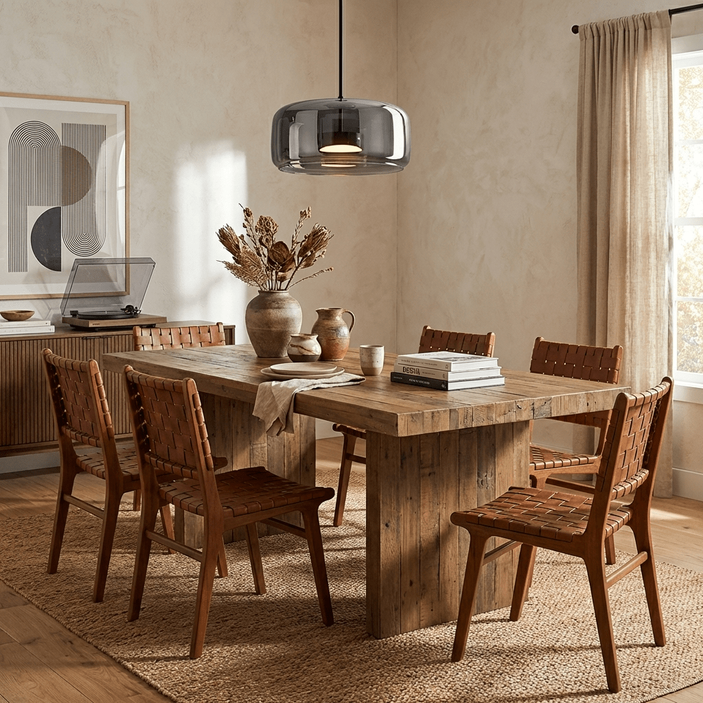 Orionth | Geometrische Sculpturale Handgeblazen Glazen Bol Hanglamp