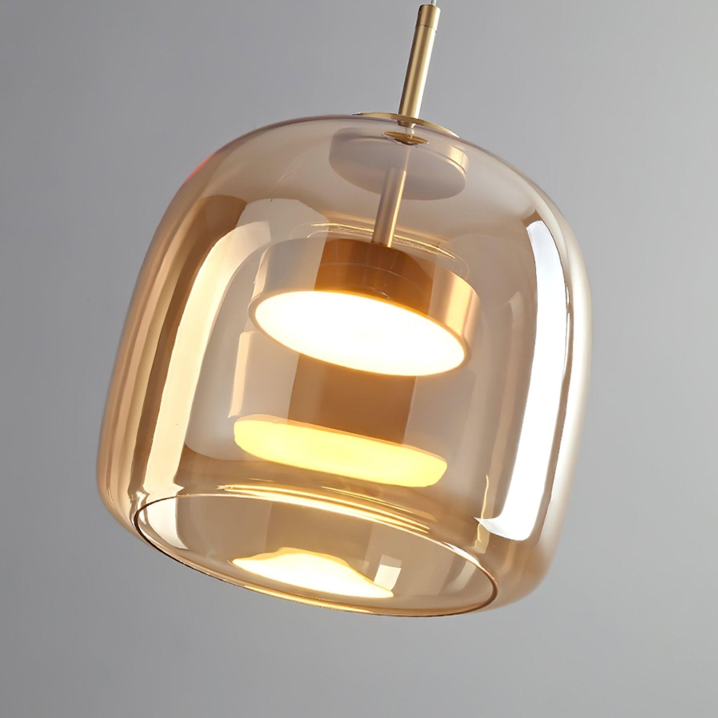 Orionth | Geometrische Sculpturale Handgeblazen Glazen Bol Hanglamp