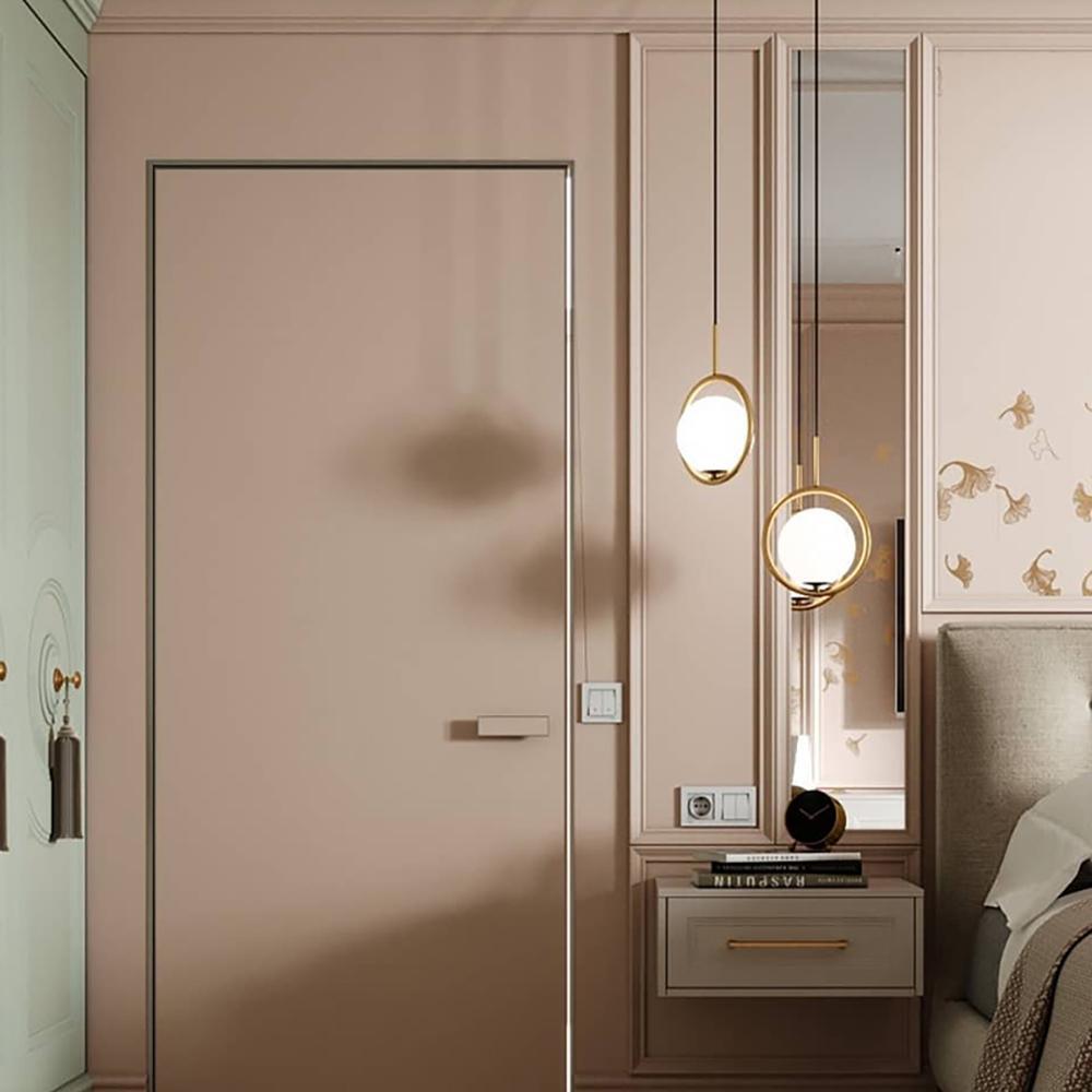 Belvadiro | Minimalistische bolvormige glazen hanglamp