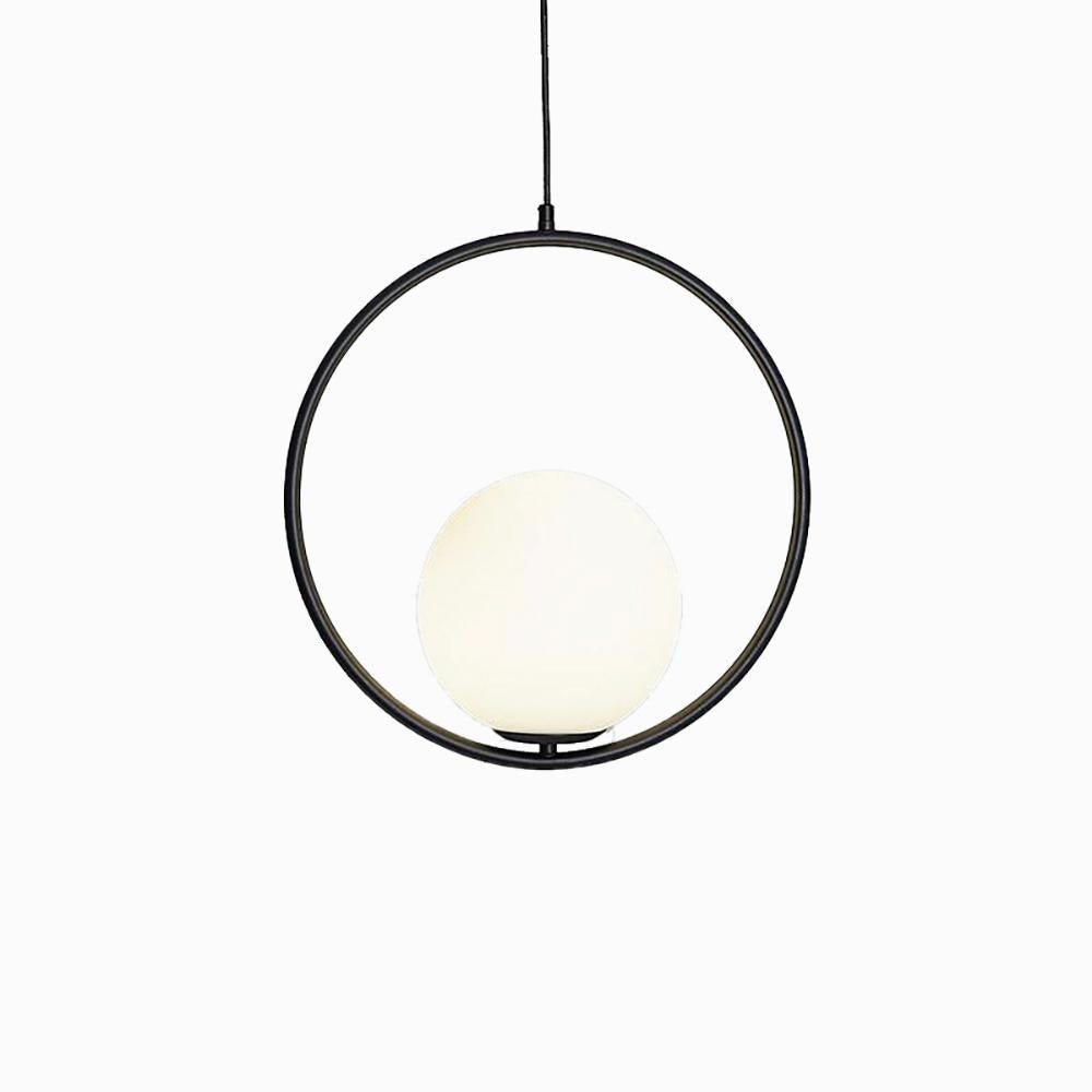 Belvadiro | Minimalistische bolvormige glazen hanglamp
