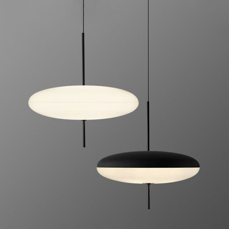 Belthorim | Opalescente Schijf Silhouet Minimalistische Hanglamp