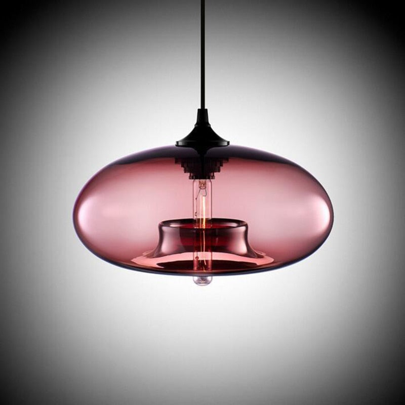 Aerisue | Noordse Glas Vaasje Silhouet Hanglamp