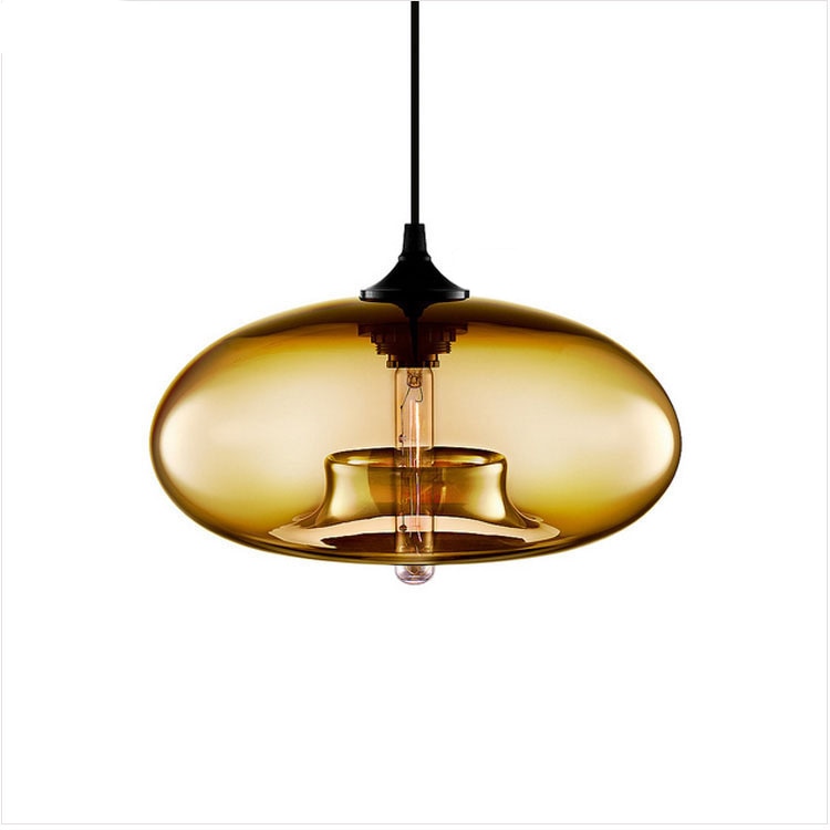 Aerisue | Noordse Glas Vaasje Silhouet Hanglamp