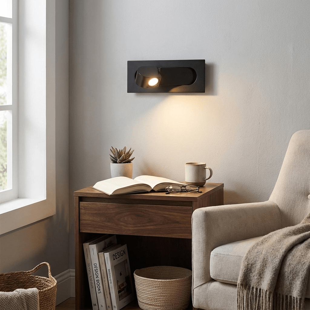 Solveinda | Lineaire Pop-Out Verstelbare Bedlees Wandlamp