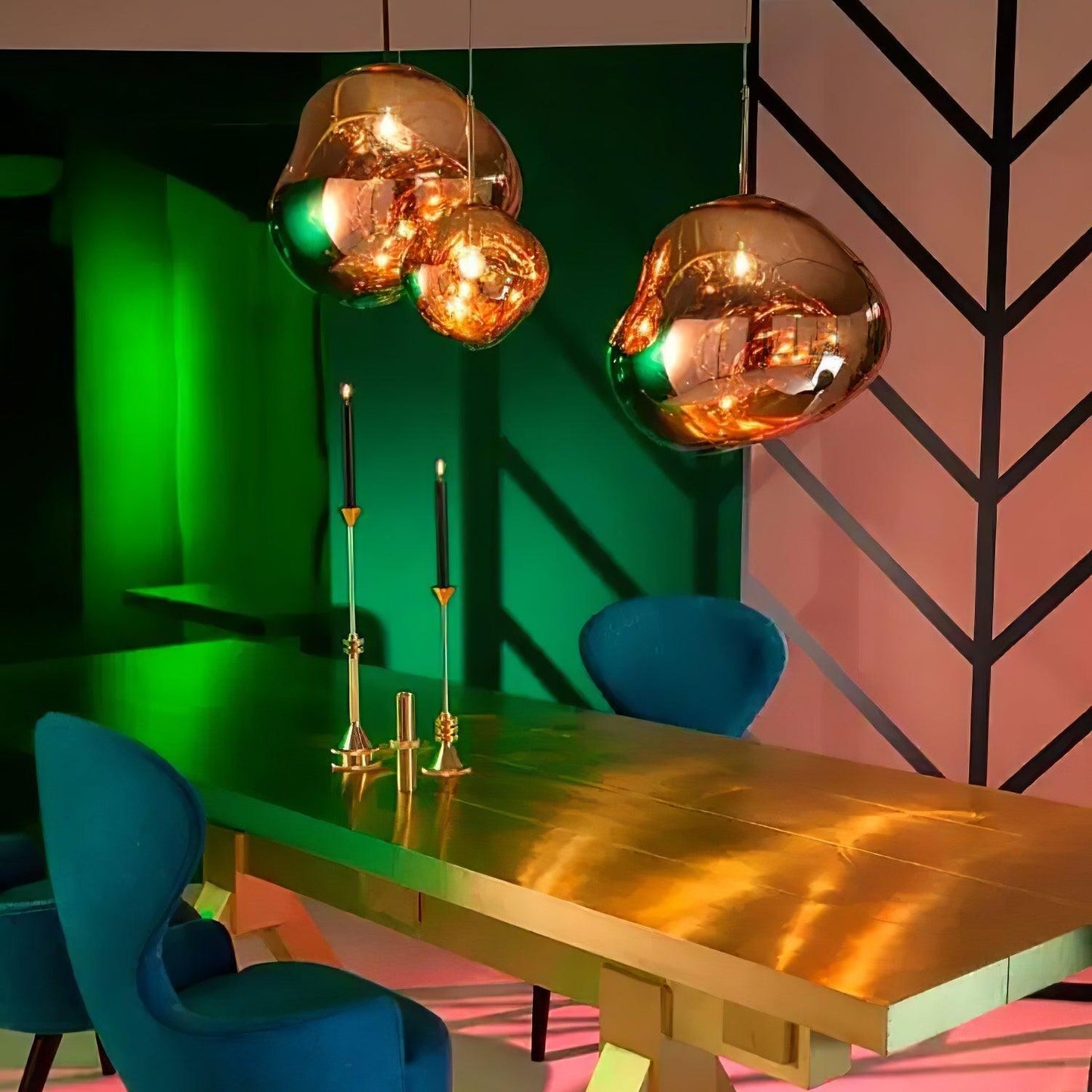 Kryntoch | Sculpturale Vloeiende Golf Sfeervolle Druppel Hanglamp