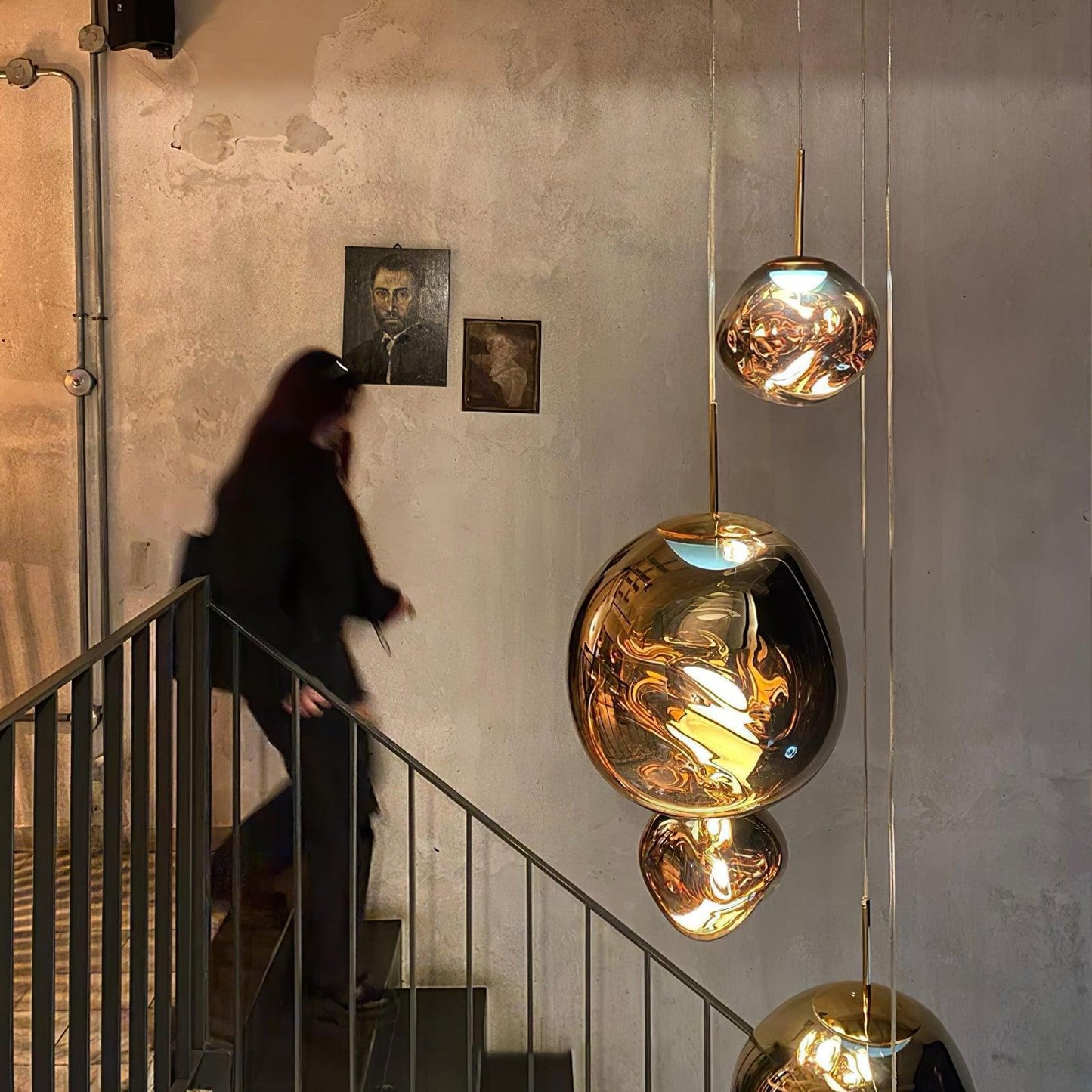 Kryntoch | Sculpturale Vloeiende Golf Sfeervolle Druppel Hanglamp