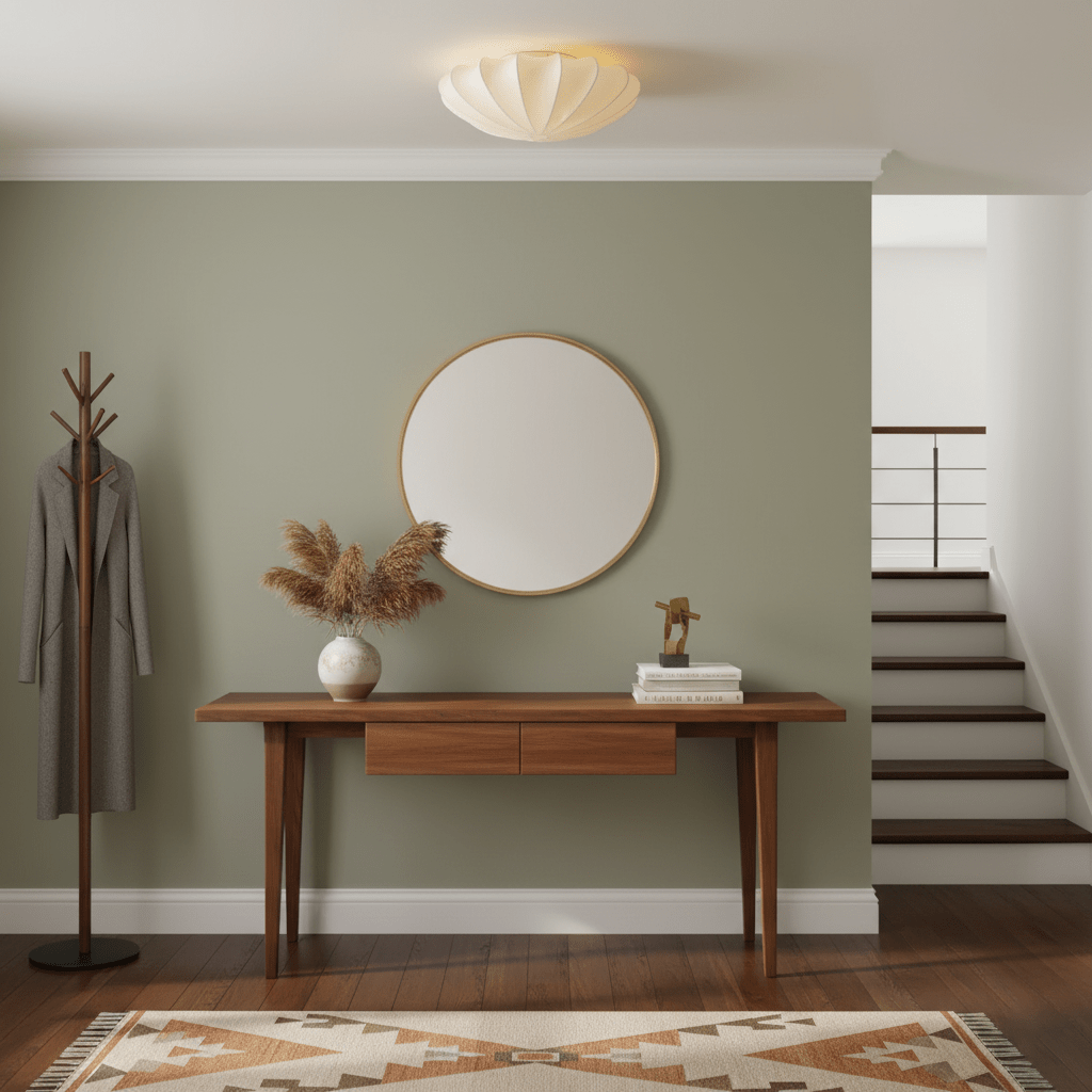 Korisand | Mid-century geometrische sculpturale zijden mesh plafondlamp