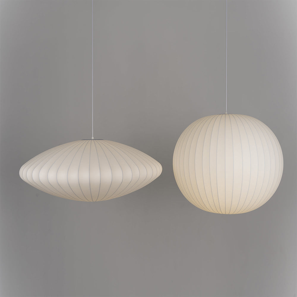 Vela | Midden Eeuw Ribbel Witte Lantaarn Plafondlamp