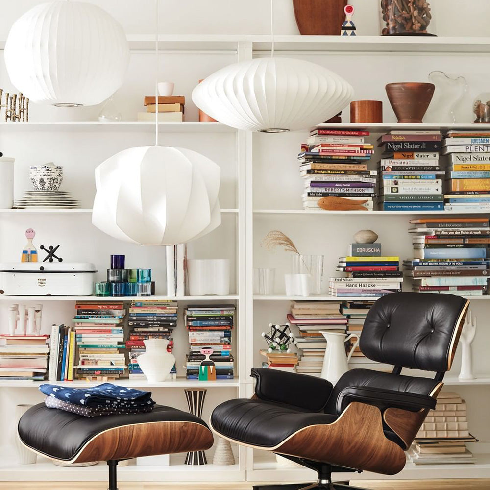 Vela | Midden Eeuw Ribbel Witte Lantaarn Plafondlamp