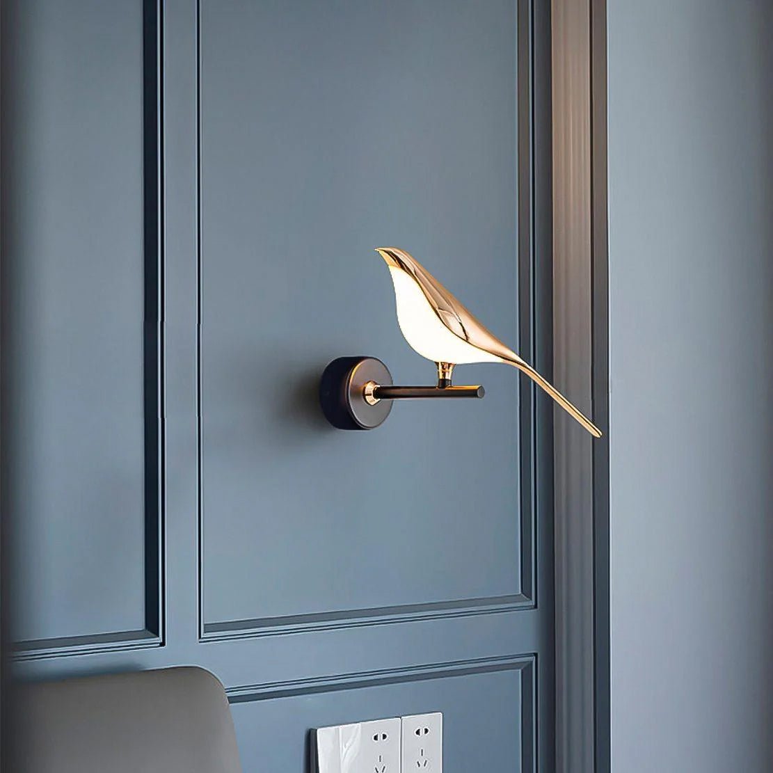 Maridore | Sculpturale vogelvorm verstelbare wandlamp