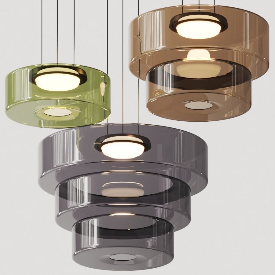 Ambera | Strakke Translucente Laagglas Hanglamp