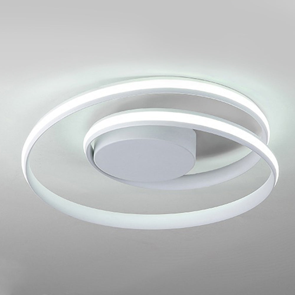 Spira | Strakke Minimalistische Spiraalring Plafondlamp