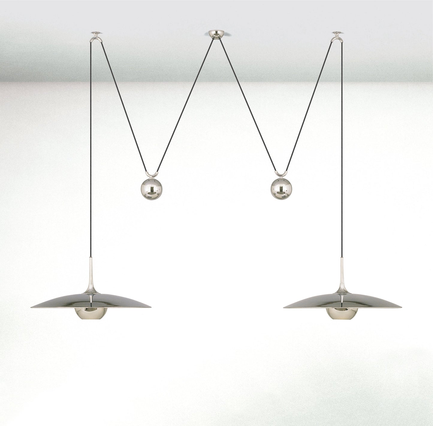 Zandorox | Koepel mid-century contragewicht hanglamp