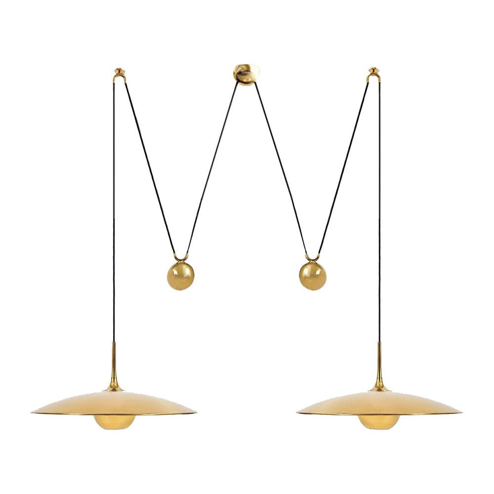 Zandorox | Koepel mid-century contragewicht hanglamp