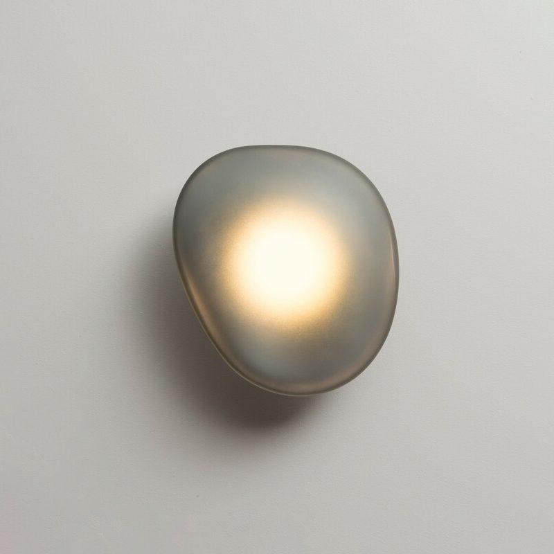 Caldrion | Met de Hand Geblazen Glazen Kiezel Wandlamp