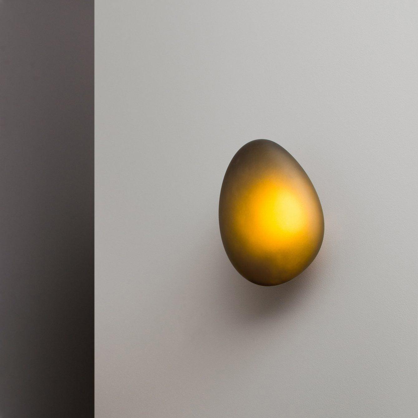 Caldrion | Met de Hand Geblazen Glazen Kiezel Wandlamp