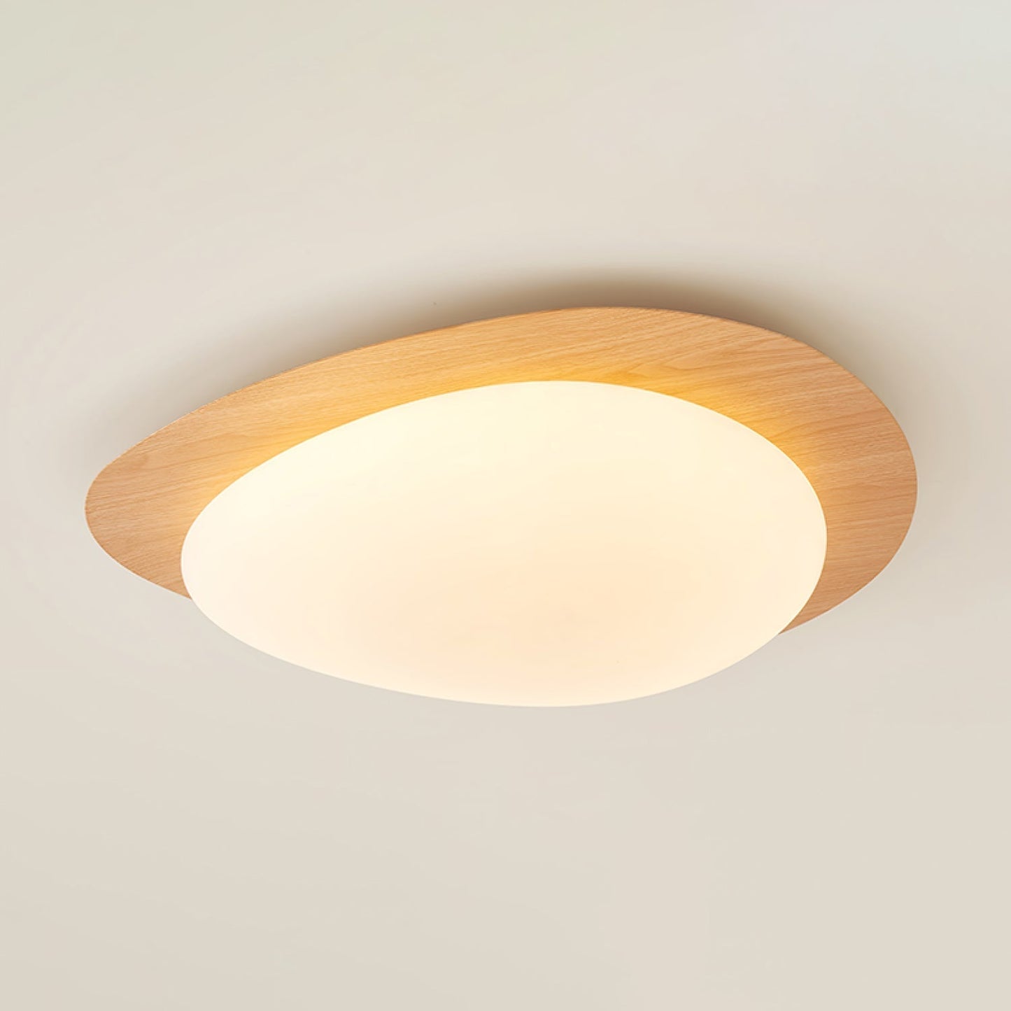 Elenorris | Sculpturale Kiezel Silhouet Opbouw Plafondlamp