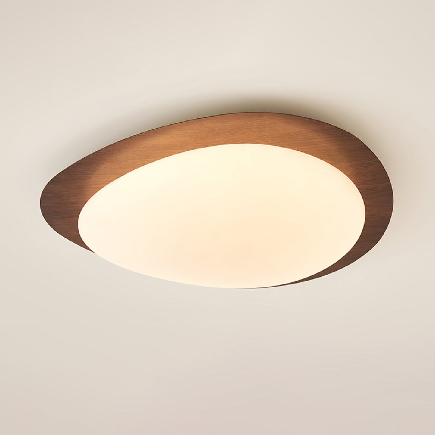 Elenorris | Sculpturale Kiezel Silhouet Opbouw Plafondlamp