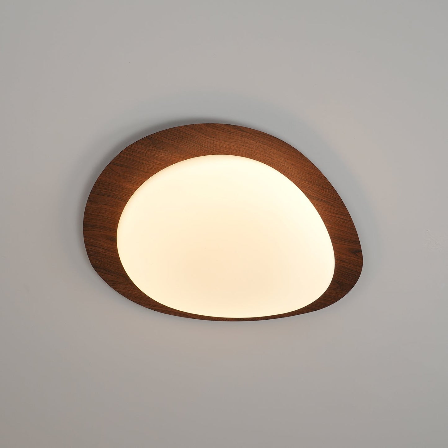 Elenorris | Sculpturale Kiezel Silhouet Opbouw Plafondlamp