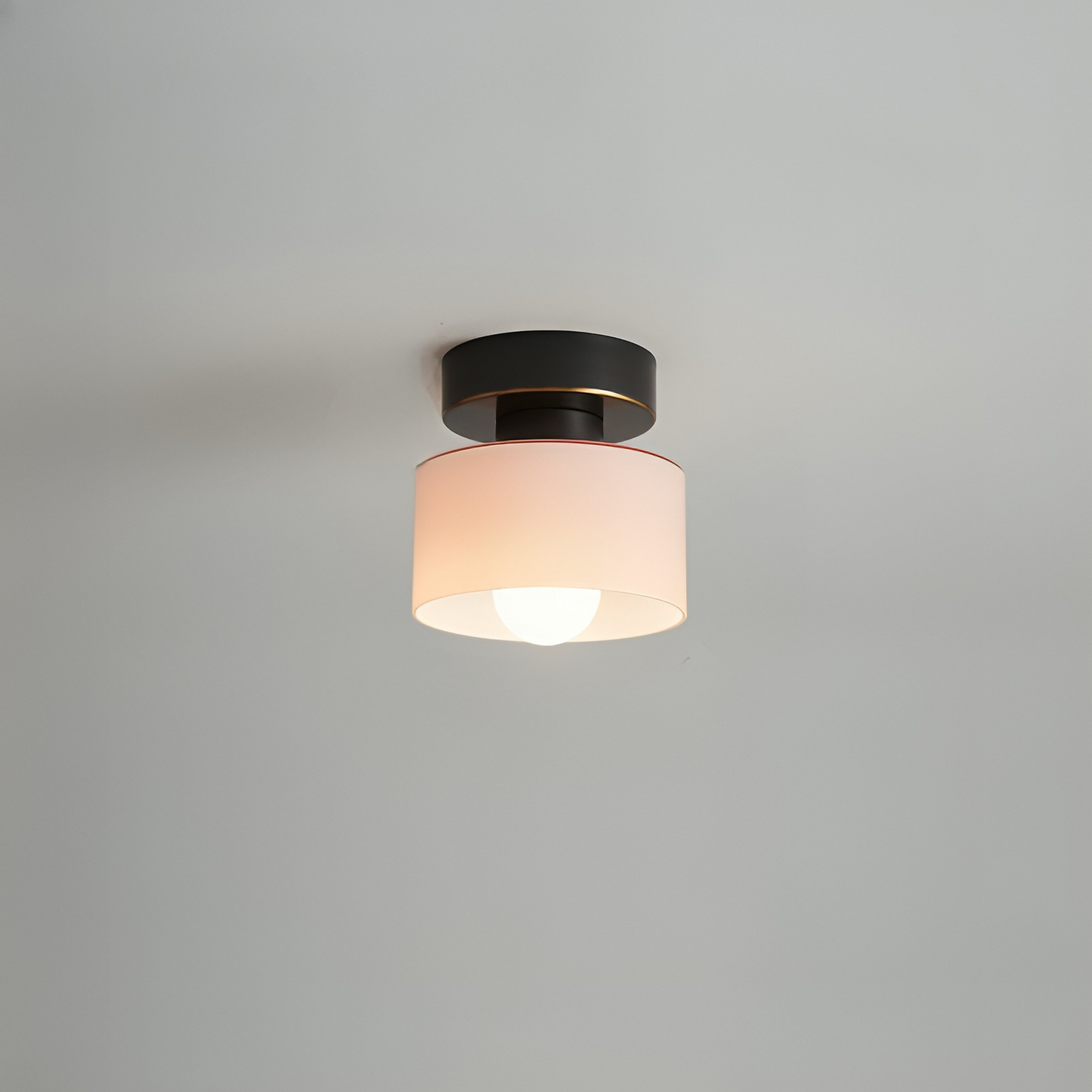 Aurel | Moderne Bauhaus Cilindrische Glas Plafondlamp