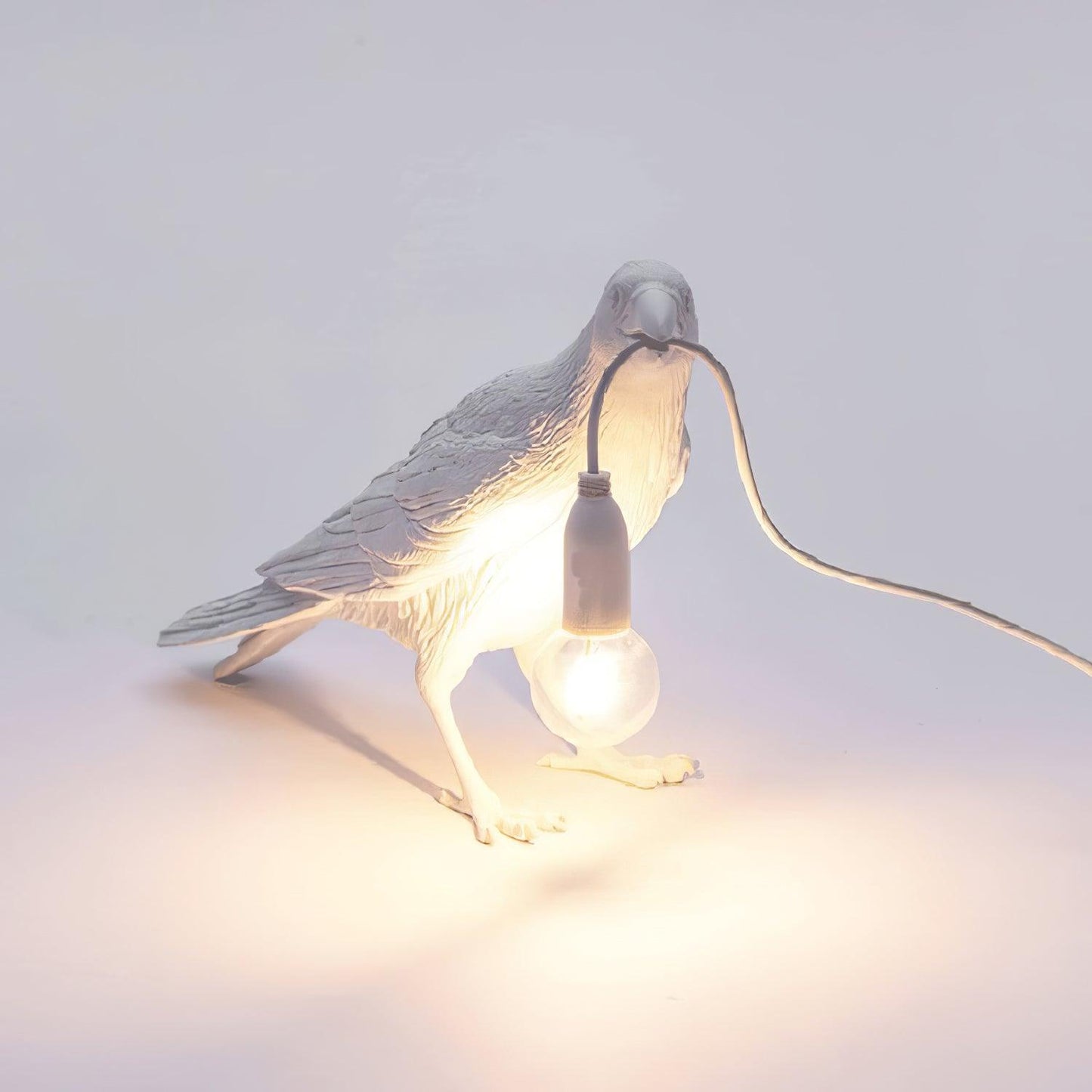 Bristhow | Gotische Sculpturale Vogel Raaf Tafellamp