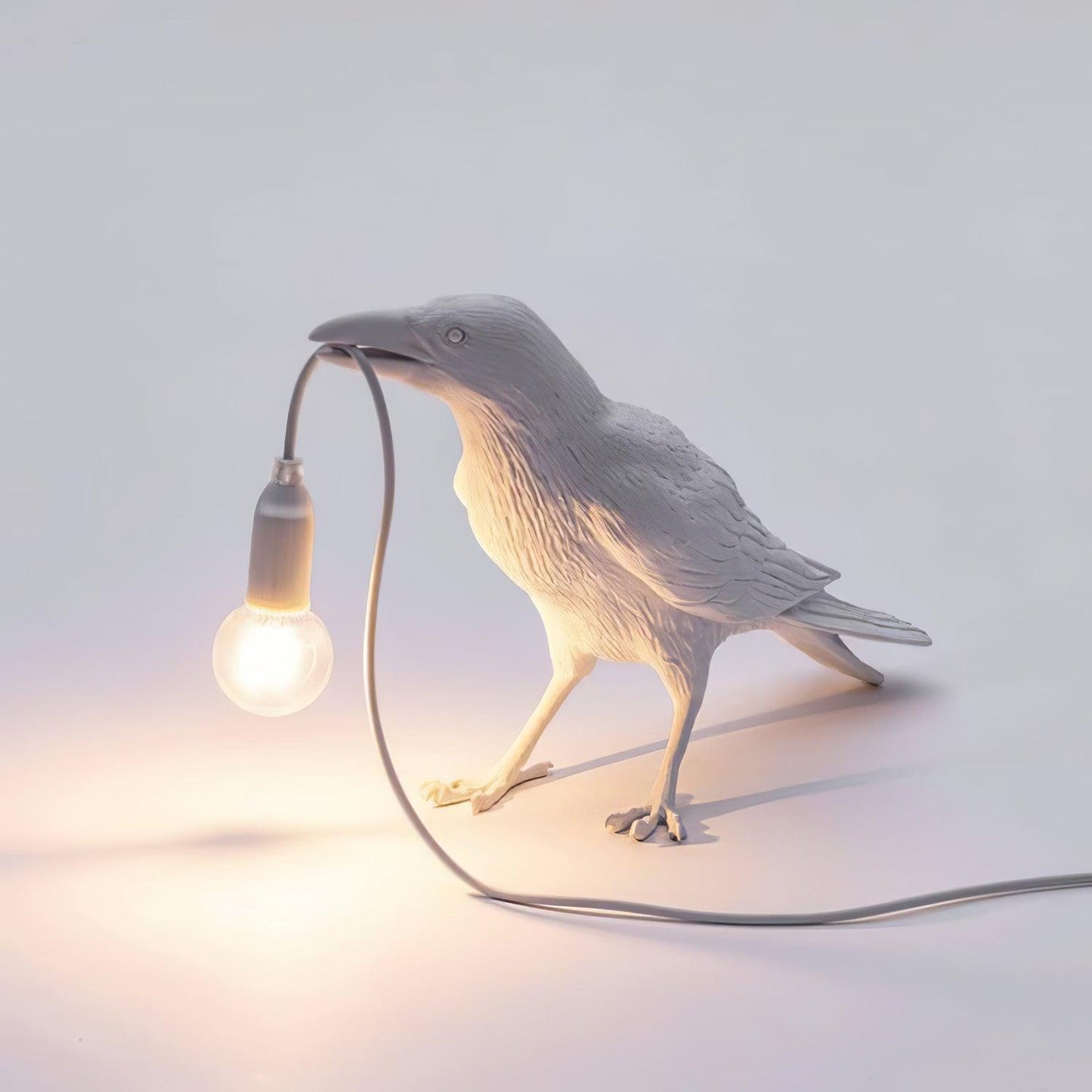 Bristhow | Gotische Sculpturale Vogel Raaf Tafellamp