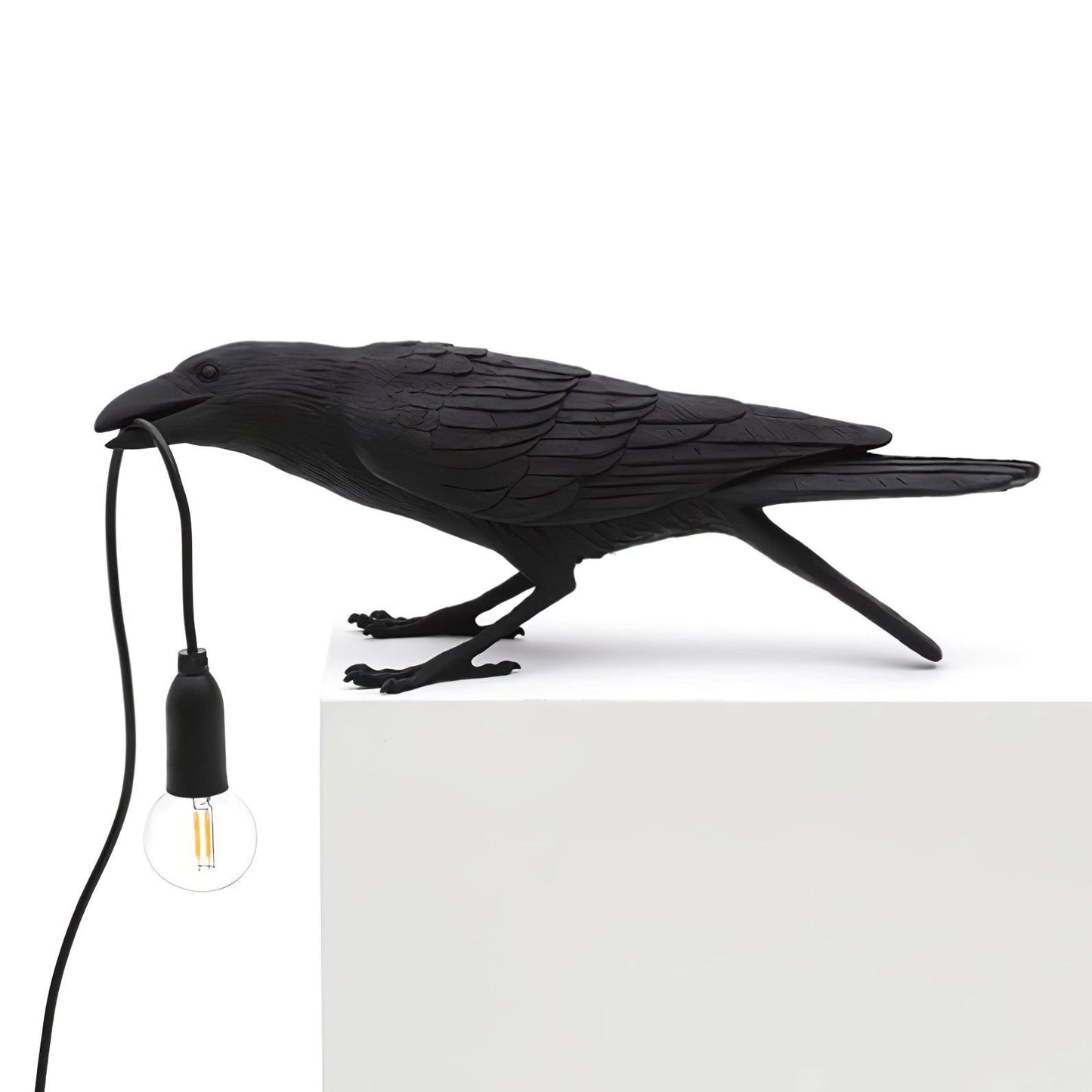 Bristhow | Gotische Sculpturale Vogel Raaf Tafellamp