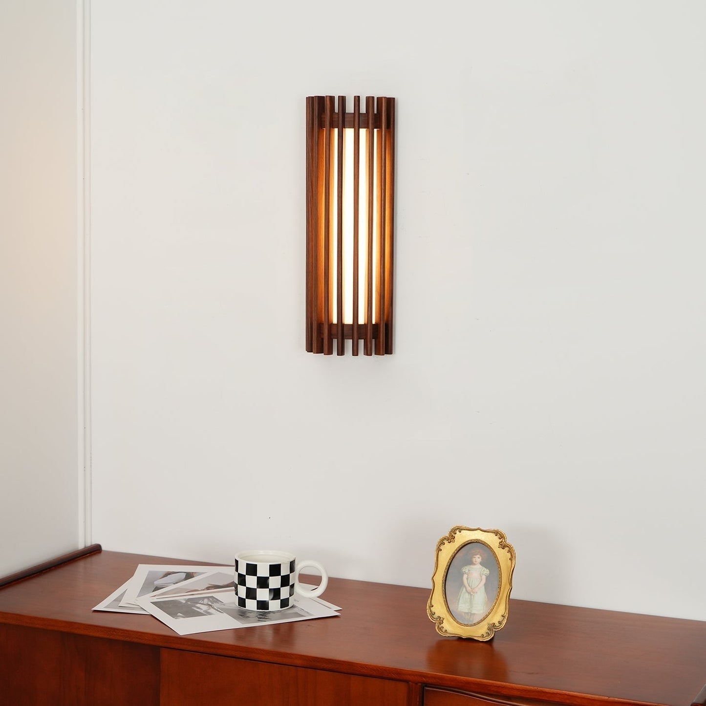 Arbor | Minimalistische Natuurlijke Houtnerf Wandlamp