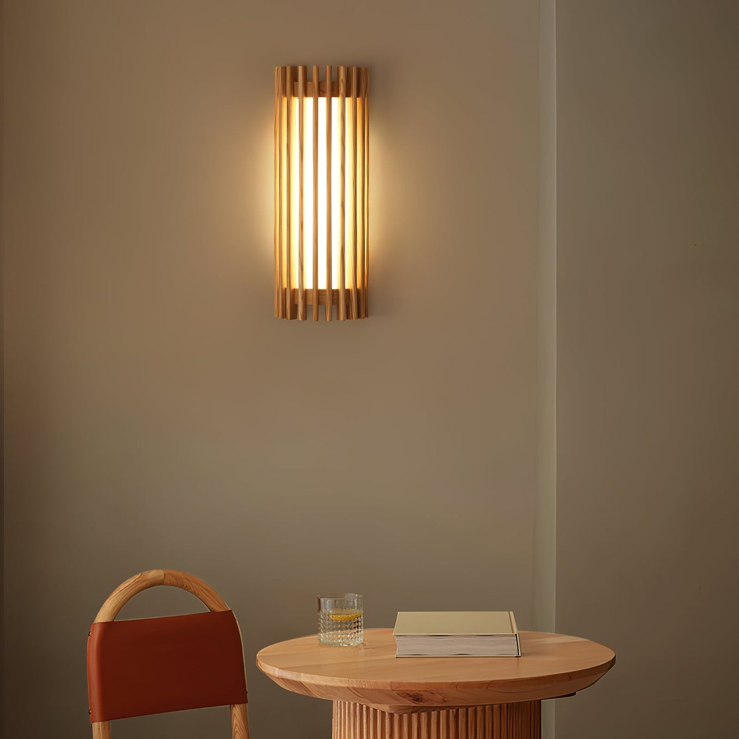 Arbor | Minimalistische Natuurlijke Houtnerf Wandlamp