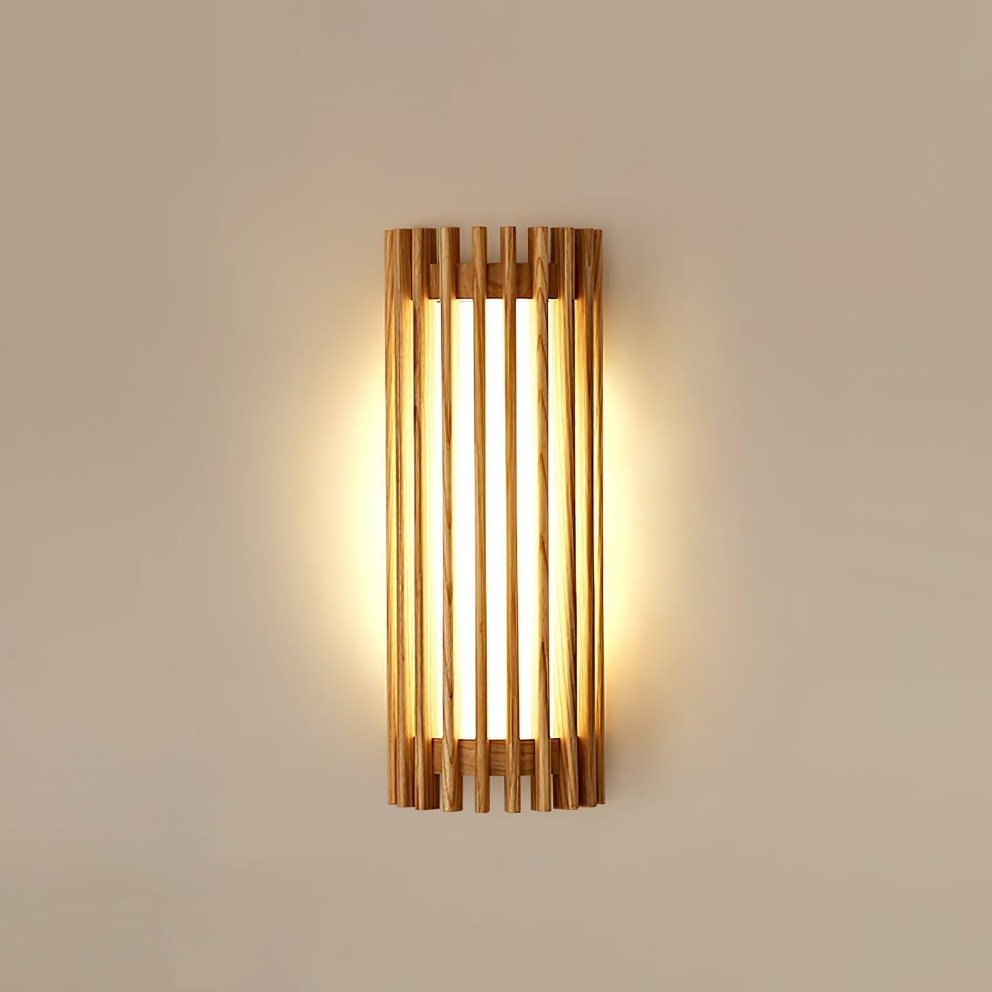 Arbor | Minimalistische Natuurlijke Houtnerf Wandlamp