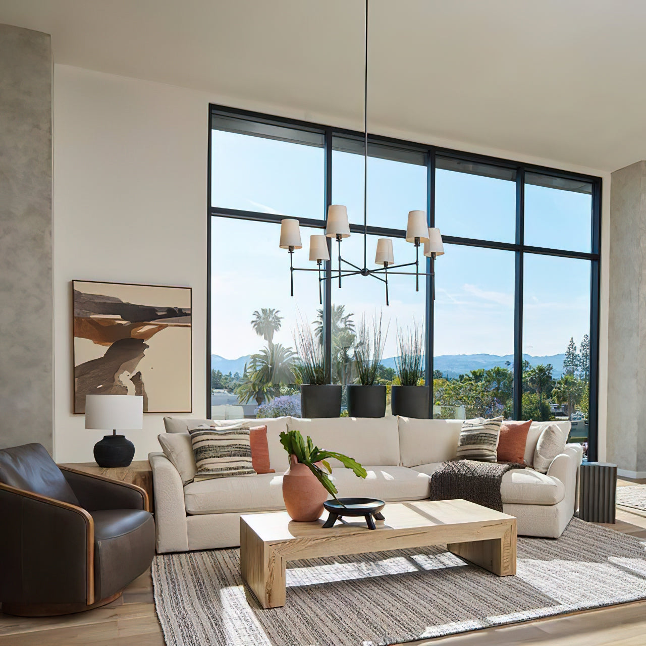 Vaale | Mid Century Tapered Torch Vertakkende Sputnik Kroonluchter