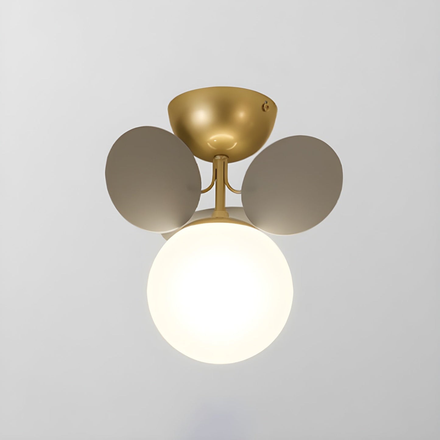 Kalythos | Sculpturale Geometrische Schijf Cluster Semi Opbouw Plafondlamp