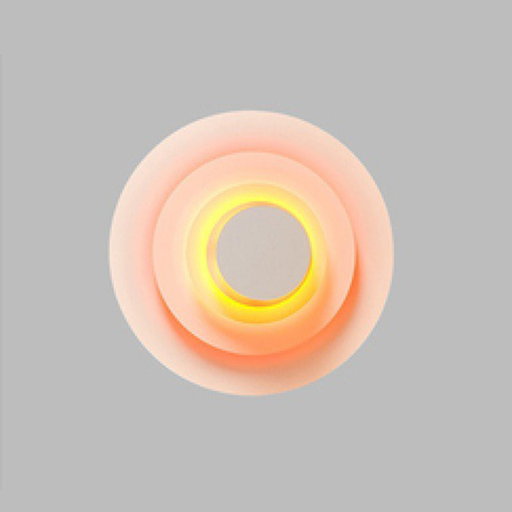 Lythos | Geometrische Morandi Circulaire Metalen Kunst Wandlamp