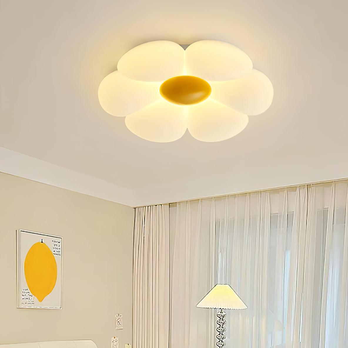 Lyravind | Hexagonale Bloemblaadje Silhouet Inbouw Plafondlamp