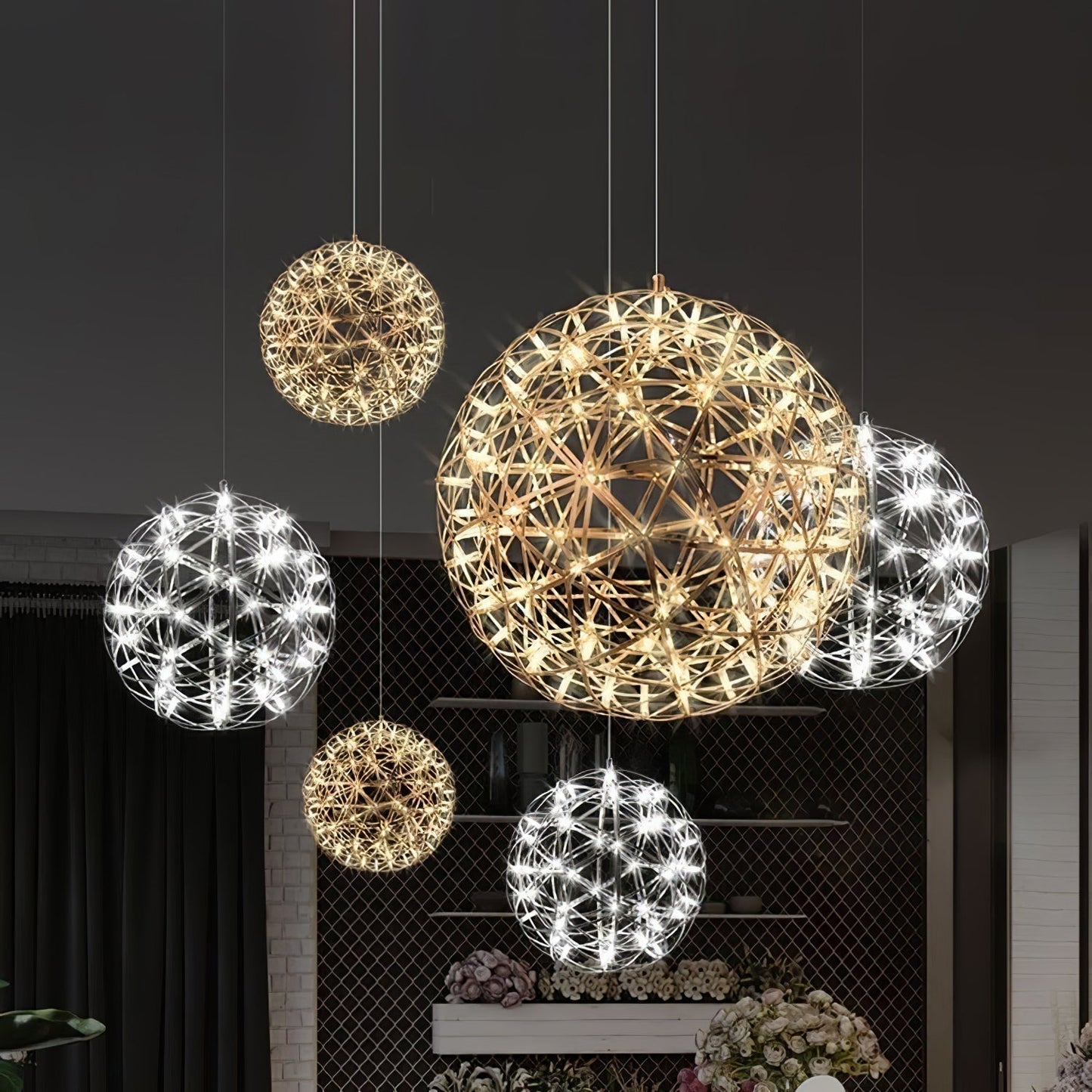 Olysian | Luxe Sferische Sterrenburst Hanglamp