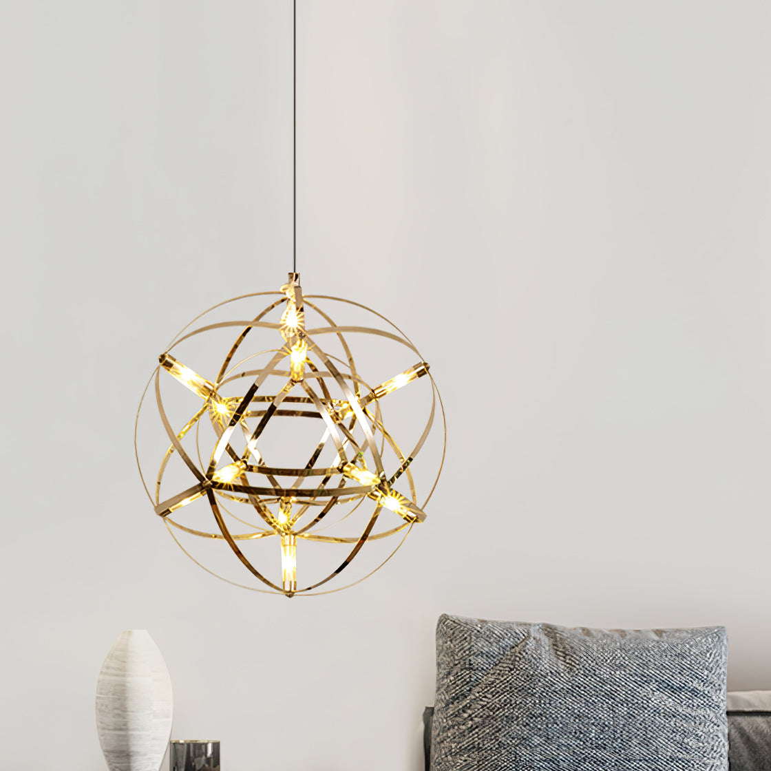 Olysian | Luxe Sferische Sterrenburst Hanglamp
