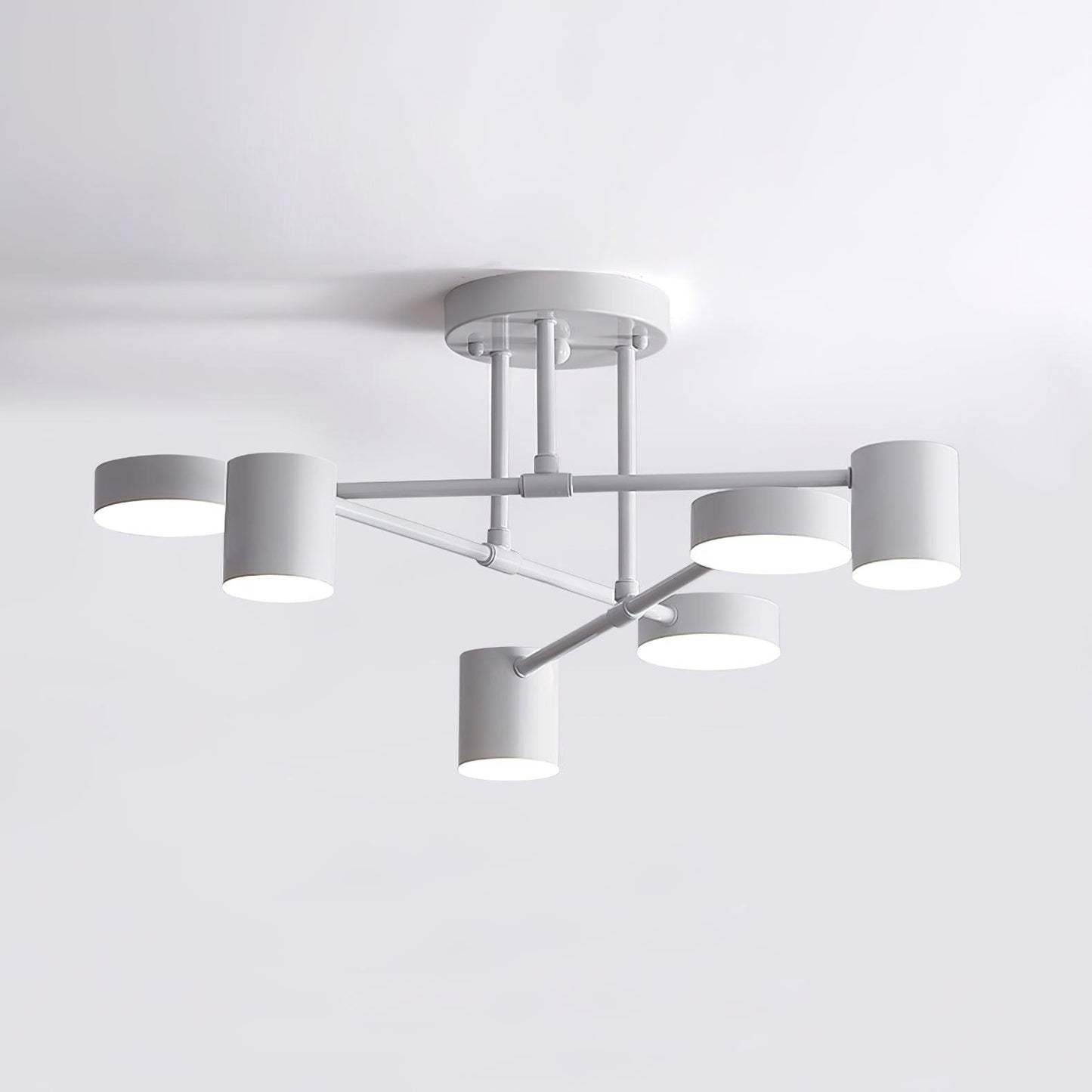 Lyrixen | Minimalistische Acryl Geometrische Sputnik Plafondlamp