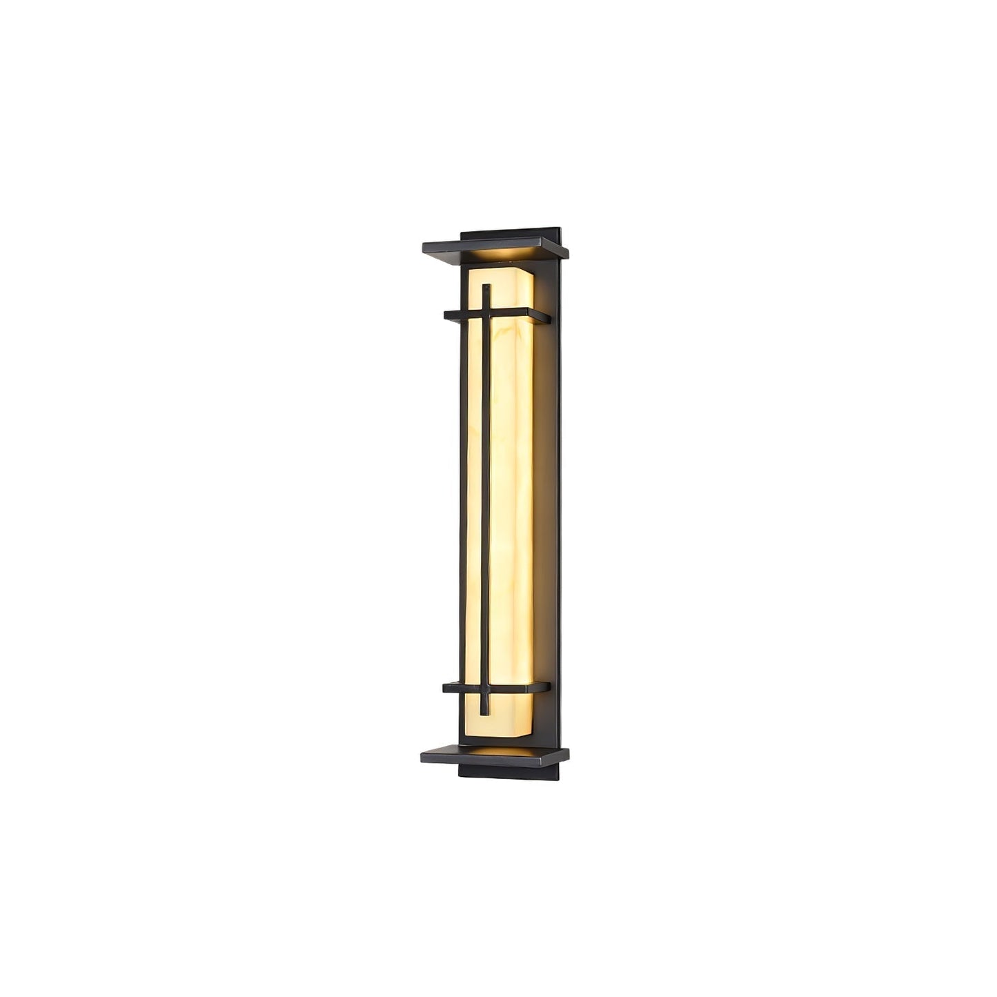 Rayen | Moderne Vierkante Alabaster Waterdichte Buiten Wandlamp