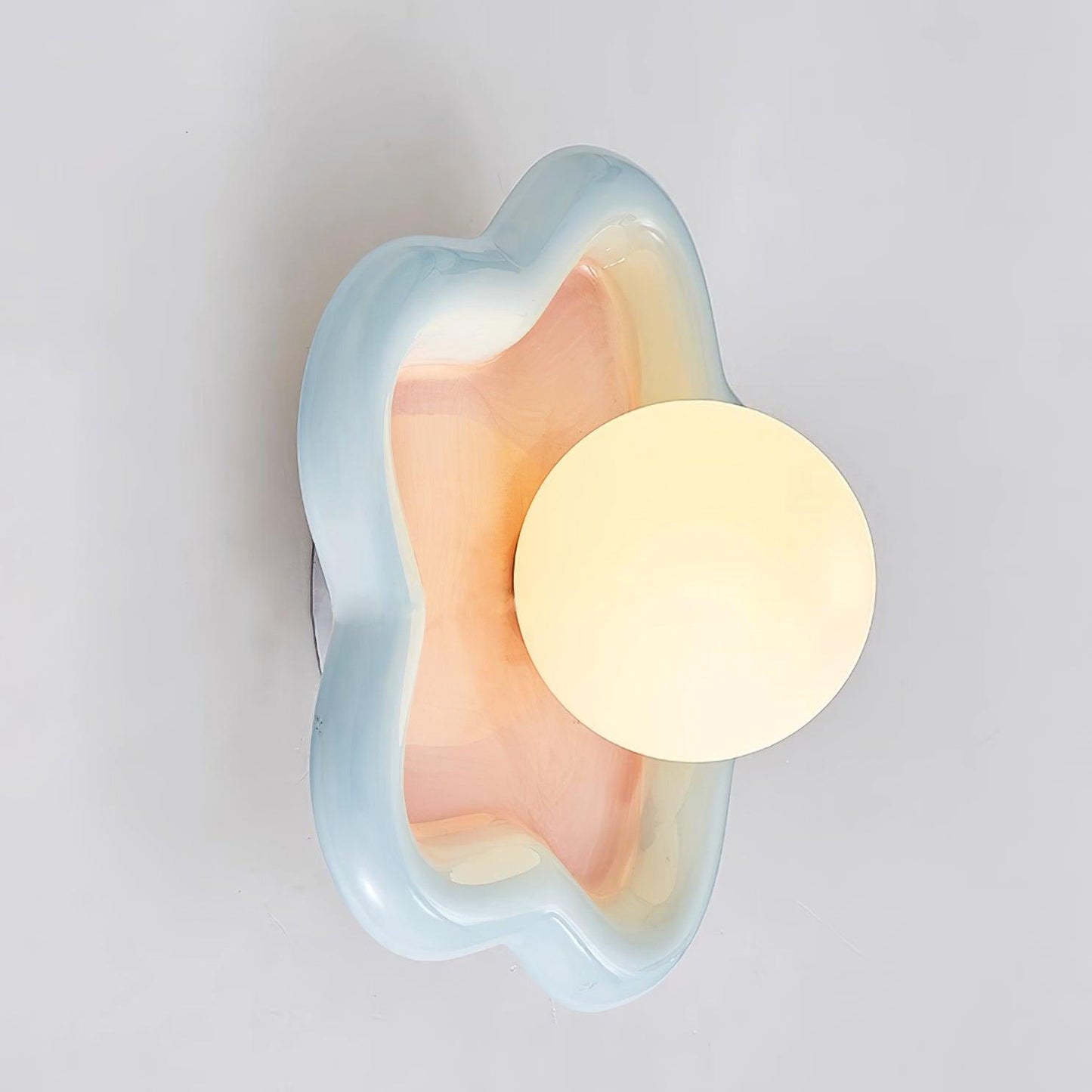 Thaloric | Artistieke Keramische Bloem Sculpturale Wandlamp
